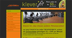 Desktop Screenshot of kleverfit.ch